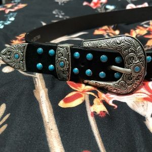 Double buckle western belt NWOT